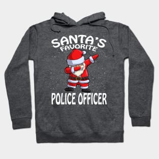 Santas Favorite Police Officer Christmas Hoodie